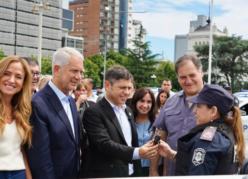 Kicilof le cedió a La Plata 40 patrulleros nuevos