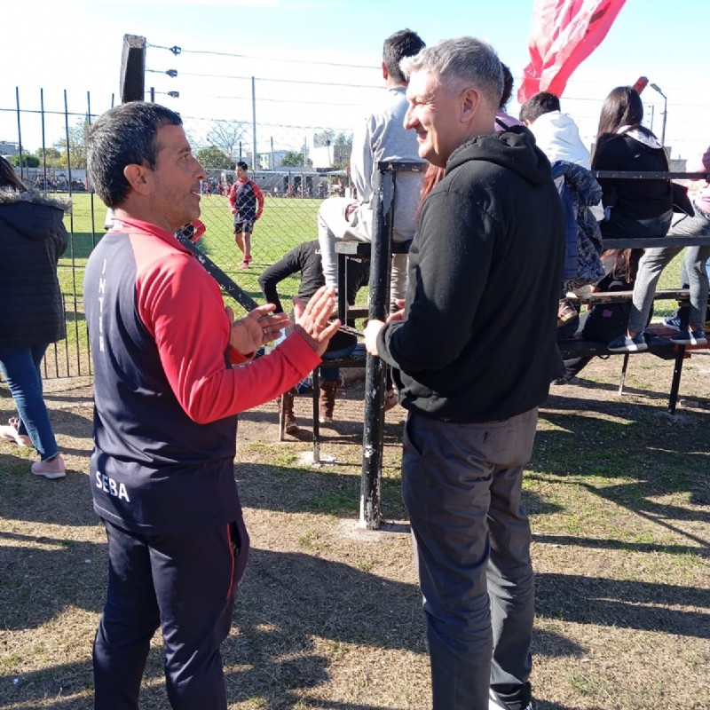 Ariel Archanco estuvo en el Club Inter de Villa Elvira