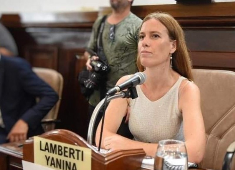 Yanina Lamberti, presidenta del Bloque del Frente de Todos