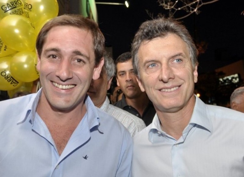Julio Garro Izquierda - a la derecha Mauricio Macri