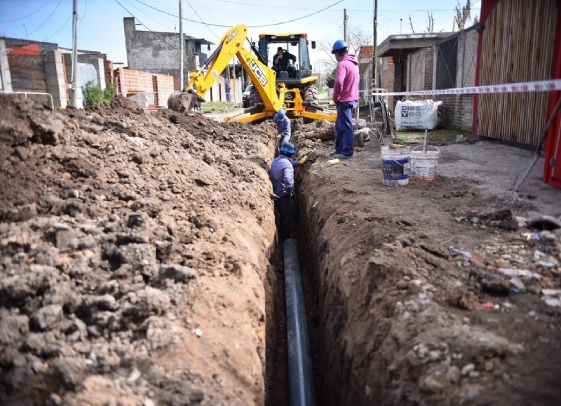 "Estas son obras transformadores que le cambian la calidad al vecino" dijeron frentistas tras un pedido de cloacas