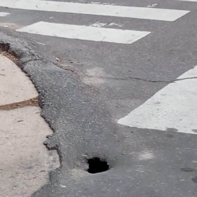 Así comenzó el hundimiento del lado de la Panadería