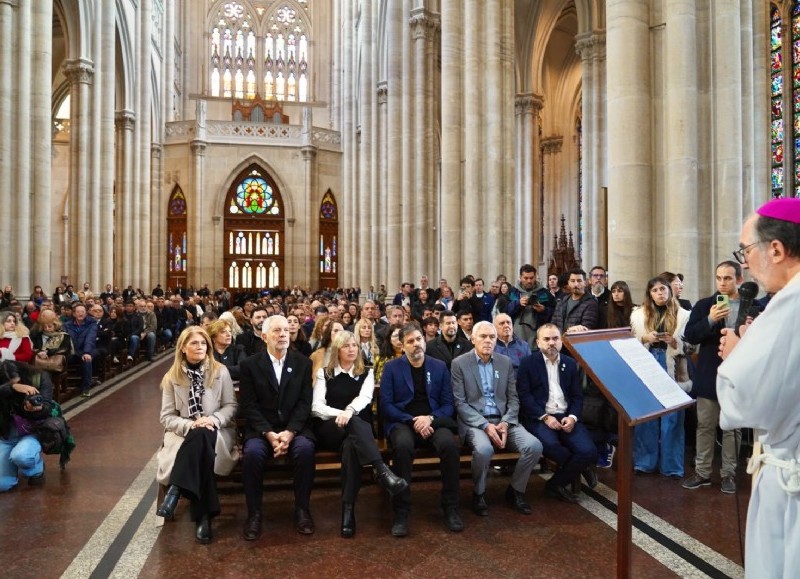 Alak participó del Tedeum del 25 de mayo