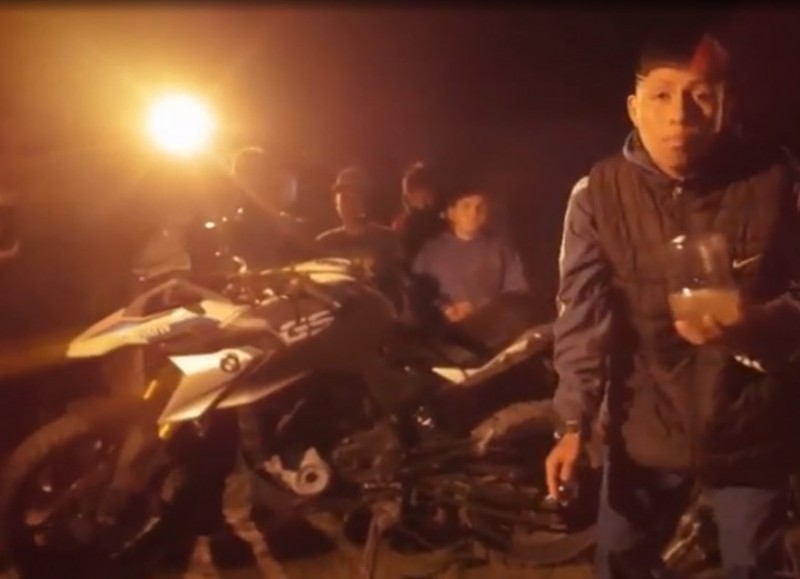 La moto en el video musical