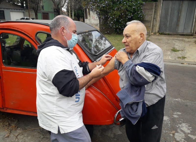 Carlos Franca a la izquierda