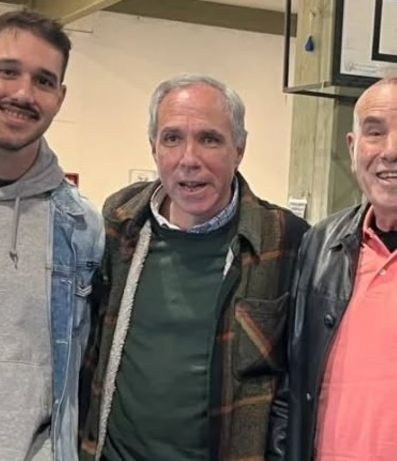 "Joserra" en una visita a Villa Elvira