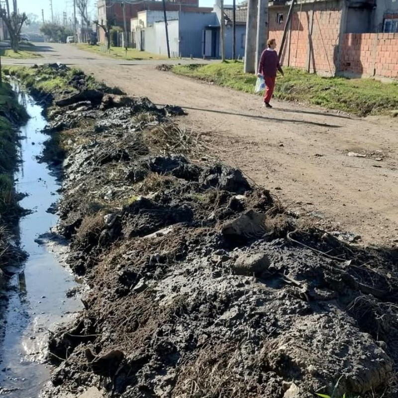 El retiro de zanjas que apuntan los vecinos