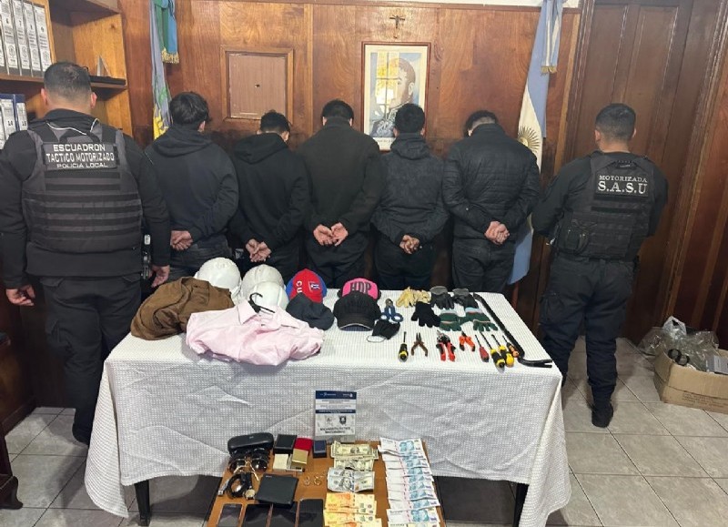 Zona Norte: La policía detuvo a una banda de chilenos que cometían entraderas