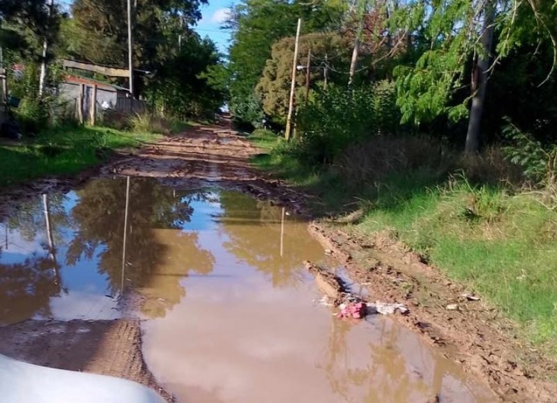 "Hasta que no baja el agua los chicos no van a clases"