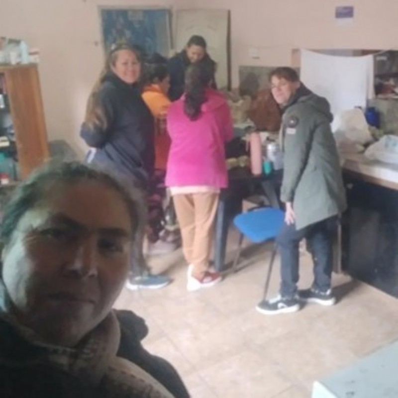 Fidelina y colaboradoras