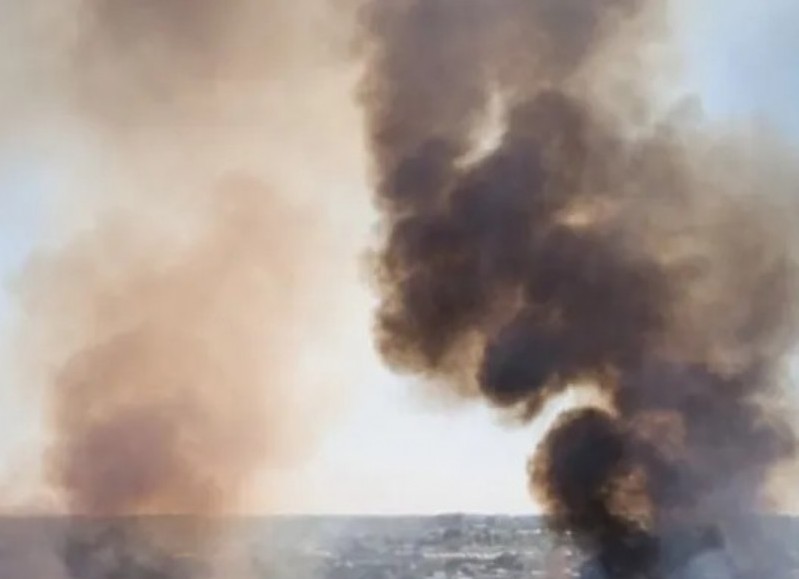 Impacto en la región por el olor  a quemado y el humo toxico que despide una cantera