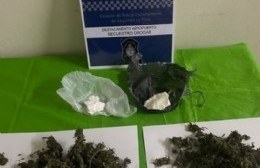Allanamiento y un detenido con drogas en su poder en Barrio Aeropuerto