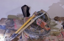 Se había cargado varias herramientas pero no para trabajar precisamente