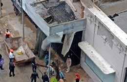 Un obrero se cayó de un cuarto piso en el Centro