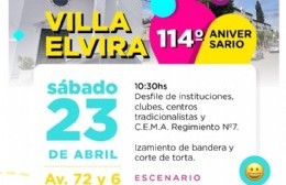 Diferentes festejos por el 114 Aniversario de Villa Elvira