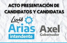 Luis Arias presenta su lista