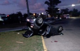 Accidente en la rotonda de 44 y Ruta 36