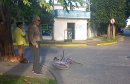 Salió a dar una vuelta en bicicleta y terminó hospitalizada