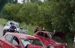 Terrible choque en avenida 137 a la altura de Arana