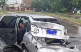 Accidente en 25 y 72: Una mujer fue trasladada a un nosocomio