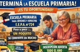 Más de diez centros educativos para terminar la primaria para jóvenes y adultos