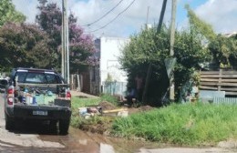 ABSA arregló una importante pérdida en 8 y 76 que perjudicaba el servicio