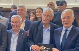 El dirigente de Villa Elvira, Luis Le Moal, fue reconocido por el Concejo Deliberante platense
