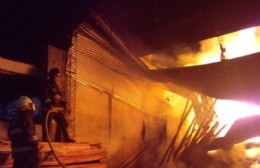 Se quemó una maderera en Gonnet