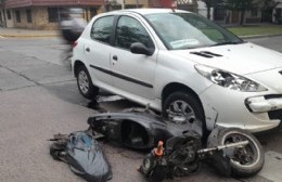 Choque en 13 y 69 demoró el tránsito en la transitada avenida