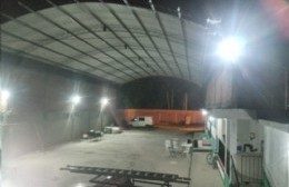 Nuevas luminarias Centro de Paraguayos en Villa Alba