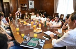 El Intendente se reunió con estudiantes de Universitas