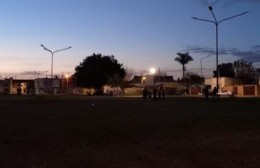 Nuevamente predio de Barrio Aeropuerto luce a oscuras