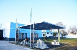 Inauguraron obras en una escuela de Los Hornos