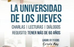 "Clases para mayores de 60, gratis, sin deberes. Solo curiosidad."