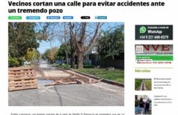 Seis meses pasaron desde esta información: La calle sigue rota en 115 y 79