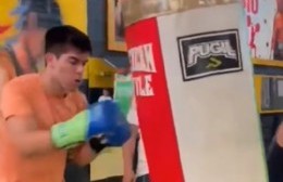 El nieto de Monzón entrenó en Circunvalación
