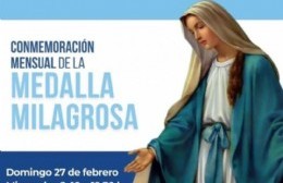 Conmemoración Mensual de la Medalla Milagrosa