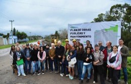 Alak inauguró el Plan de Obras Públicas en Correas