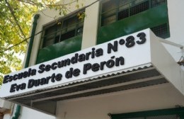 Alak recorrió las obras de la Escuela N83 e inauguró una pavimentación clave para su acceso
