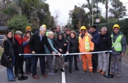 Alak inauguró la obra asfaltica de 511 entre 19 y 25