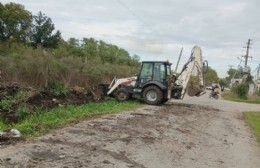 Retomaron trabajos hidráulicos en 610 de 13 a 22 en Altos de San Lorenzo frente al Aeropuerto