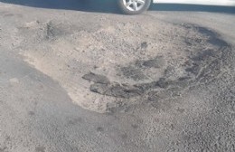 Peligrosa esquina de Villa Elvira por los accidentes presenta el piso en muy malas condiciones