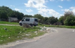 Reclamo de limpieza y seguridad en la unión de Montoro con Barrio Jardín