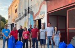 La Provincia donó material para tres clubes de la región