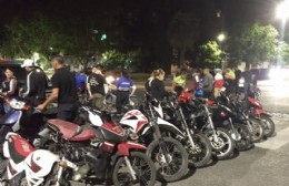 Secuestraron 65 motos el fin de semana