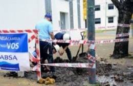 ABSA informó sobre dos bombas paradas en Villa Elvira