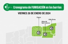 Siguen los operativos de fumigación y prevención en los barrios