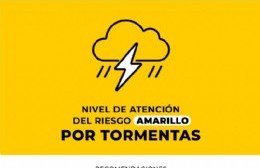 Elevan el nivel de alerta a 'amarillo' por tormentas en La Plata