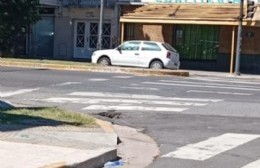 Otra vez el piso envía señales que preocupan a los peatones en 7 y 74