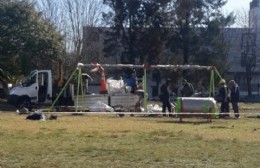 Ya hay avances en la obra de la Plaza de 72 entre 1 y 2